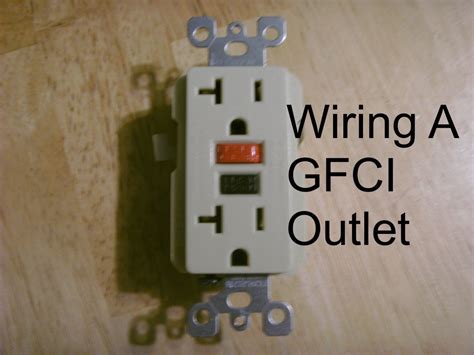 how to put a gfci outlet in a metal box|installing gfci outlets in kitchen.